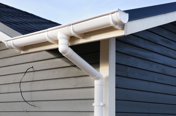 PVC Rain Gutter Installation in Southern Pines