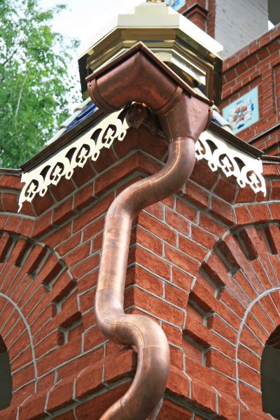 Church Downspout Installation in Southern Pines
